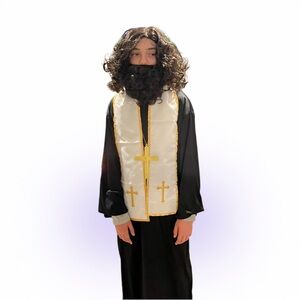 Spirit Priest or Jesus Halloween Costume Adult One Size